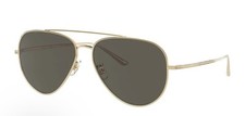 Oliver Peoples Aviator Designer Sunglasses Gold Polarized Luxury Hollywood Money