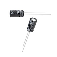 50pcs - 47uF 50V Capacitor Aluminum Electrolytic Capacitors 105C High Temp