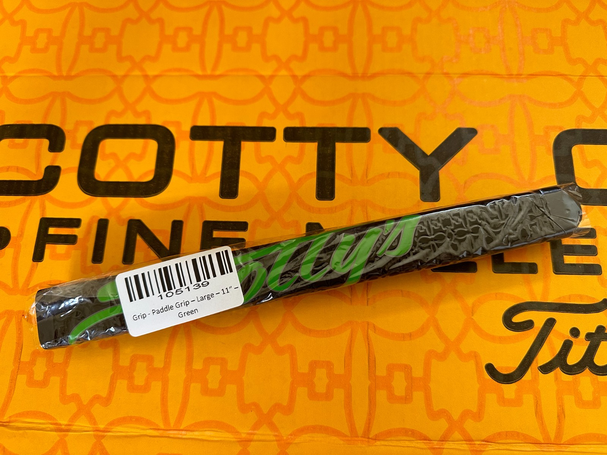 Scotty Cameron Titleist Green Black Paddle Large Putter Grip 11