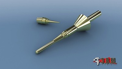 1/48 F-14D Super Tomcat Pito Tube and Angle of Attack Sensor - Metallteile