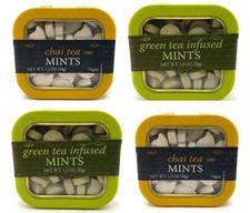 Trader Joe's assortmen Green Tea Chai Tea Infused Mints 4 Pack, 1.2 oz Each