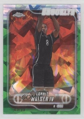2024-25 Topps Chrome Sapphire Green 9/99 Lonnie Walker IV #180 14wi