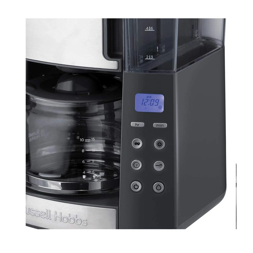 RUSSELL HOBBS Kaffeemaschine mit Mahlwerk Grind&Brew 25610-56 3 Mahlgrade Timer - Bild 4 von 4