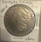 1880 Morgan Silver Dollar $1 8/7 Variety Silver 0.9 Business Strike Uncertified