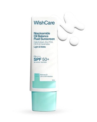 WishCare Niacinamide Oil Balance Fluid Sonnenschutz LSF 50 PA++++ 50ml