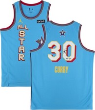 Stephen Curry Warriors Signed Jordan 2025 All-Star Game Swingman Jersey - BAS