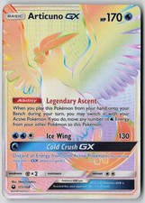 Articuno GX 171/168 Rainbow Rare Celestial Storm Pokemon Holo NM on eBay