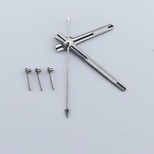 1 Set Silver Arrow Luminous Watch Hand 6 PCS for Quartz Movement VK63
