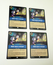 Disney Lorcana Whispers In The Well Might Solve A Mystery 4x 163/204 Uncommon