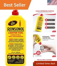 Reliable 5 fl oz Lighter Fluid for Wick Lighters - Clean & Made in the USA