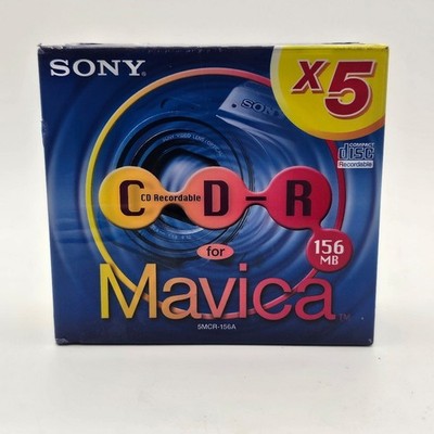 SONY 156MB RECORDABLE COMPACT DISC - 5 PACK - CD-R - MAVICA CAMERAS