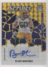 2020 Panini Mosaic Scripts Gold Prizm Blake Martinez #S15 Auto 0d3