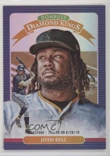 2020 Panini Donruss Diamond Kings Milestone Stat Line 56/75 Josh Bell #27 y0i