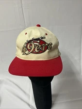 Vintage San Francisco 49ers Team NFL Drew Pearson Companies Snapback Hat Cap New