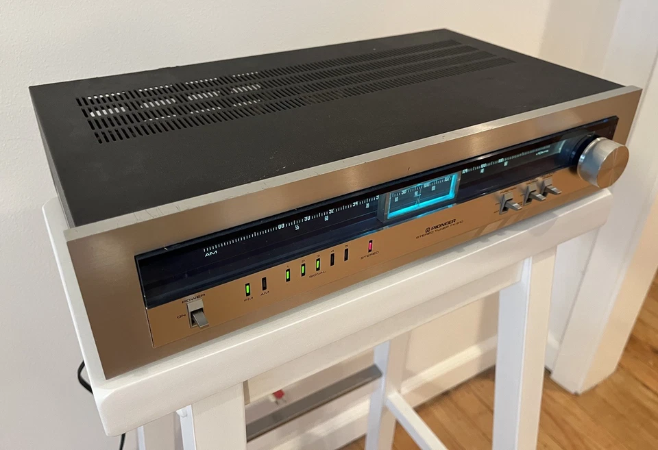 Sintonizador estéreo AM FM plateado Pioneer TX-610 PROBADO FUNCIONA Foto 3 de 4