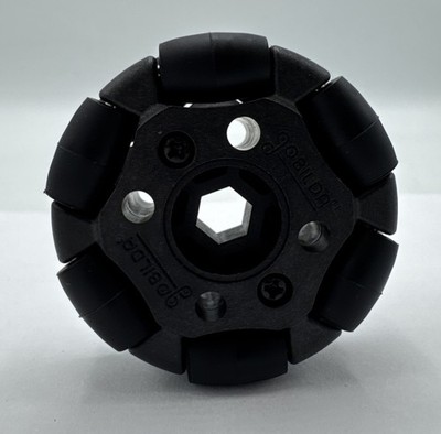 48mm Omni Wheel (8mm REX  Bore, 50A Durometer) Gobilda