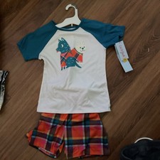 Cat  Jack 2 Pc Pajama Set Size Medium 8 