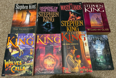 The Dark Tower - Complete 8-Book Series Set - Stephen King - RARE - Full Color!