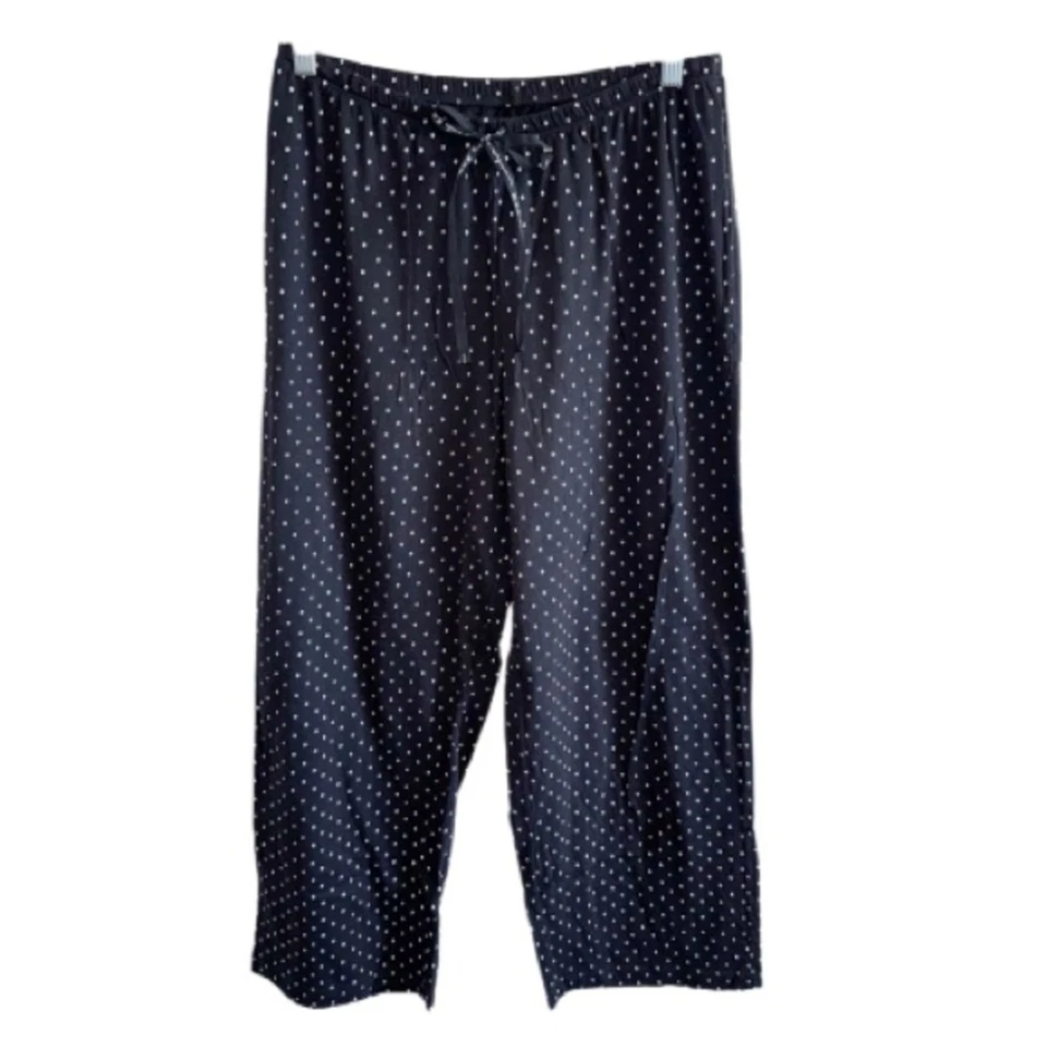 Hue Sleepwell Dot Printed Medium Pajama Pant Temperature Regulating Technology - Image 3 of 4