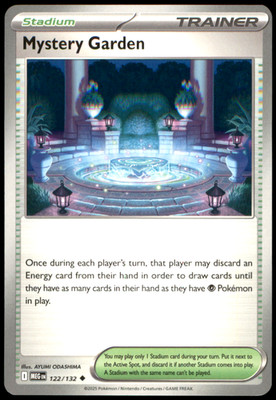 Mystery Garden Regular ME01: Mega Evolution 122/132 NM AYUMI ODASHIMA
