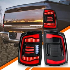 1 Pair LED Tail Light for 2009-18 Dodge Ram 1500 2500 3500 Rear Light Smoke Lens
