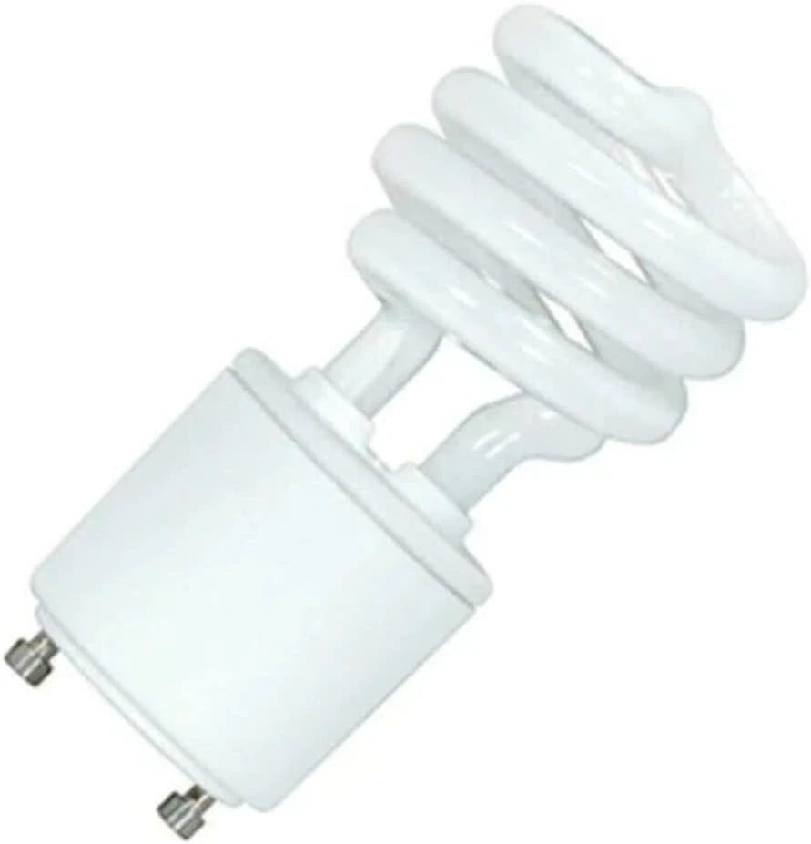 Energy-Saving 13W GU24 Spiral Compact Fluorescent Bulbs - 2700K Pack of 6 - Image 4 of 4