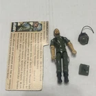 GI Joe Breaker 1983 Communications Officer 100% Complete with file card