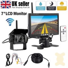 Car Reversing Camera +7" TFT LCD Monitor for Truck Caravan Bus Van Rear View Kit