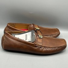 Rocawear Ludlow Mens Tan Faux Leather Driving Loafers Shoes Size 8 NEW