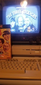 The Three Stooges Cinemaware C64 Big Box Commodore 64 Tested/Works