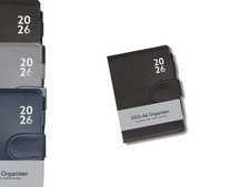 2026 A6 Softcover Week to View Faux Leather Diary Weekly Planner Organiser & Pen