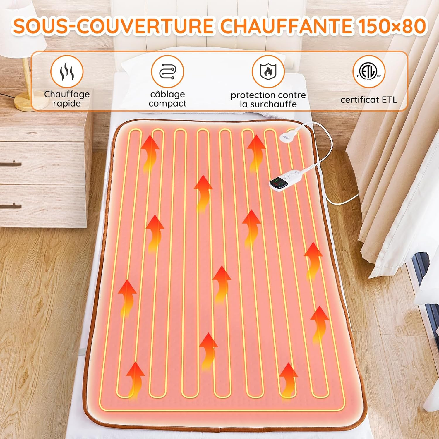 couverture chauffante avec minuteries – utilisation au quotidien