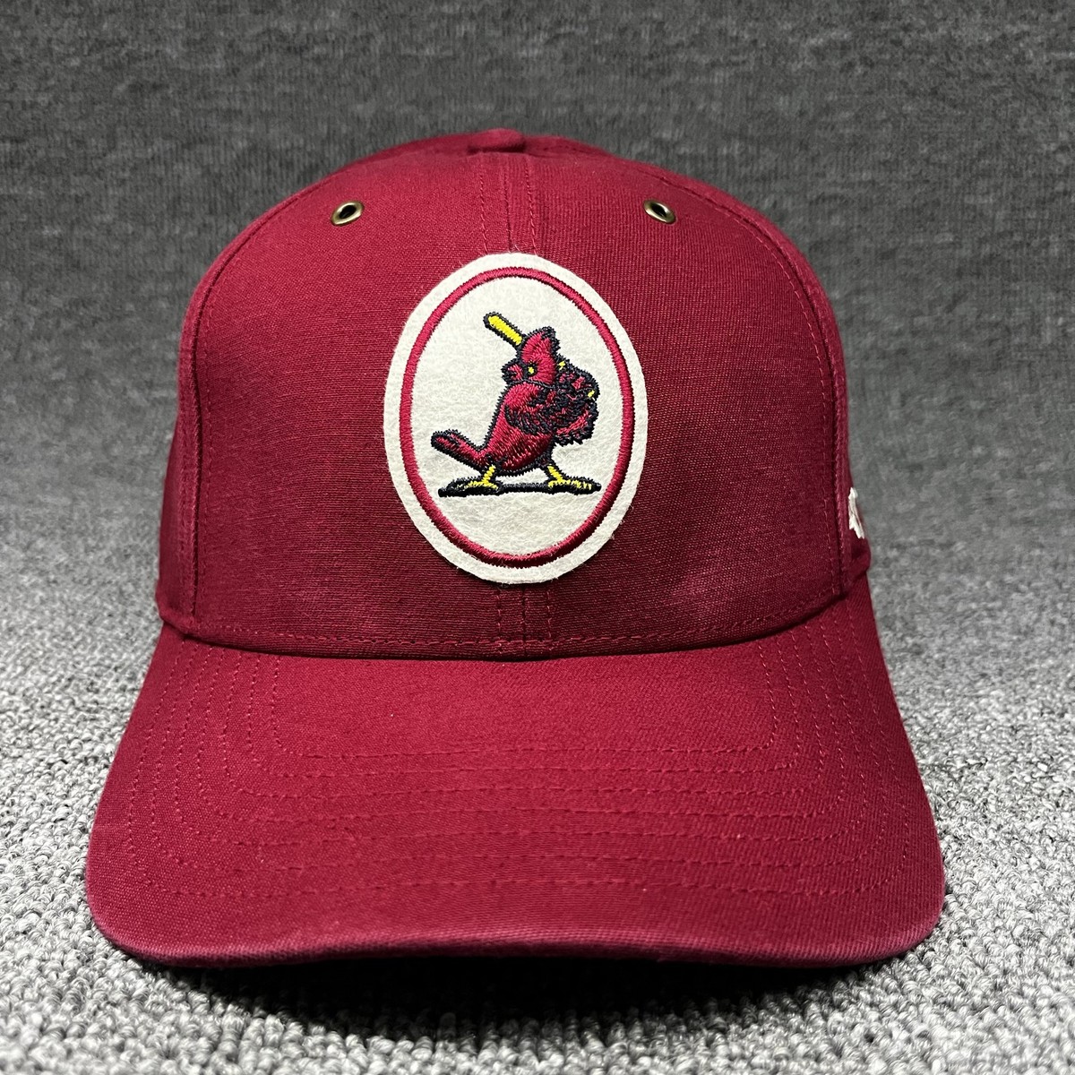 '47 Brand St. Louis Cardinals Cooperstown Snapback Cap Burgundy Green Brim