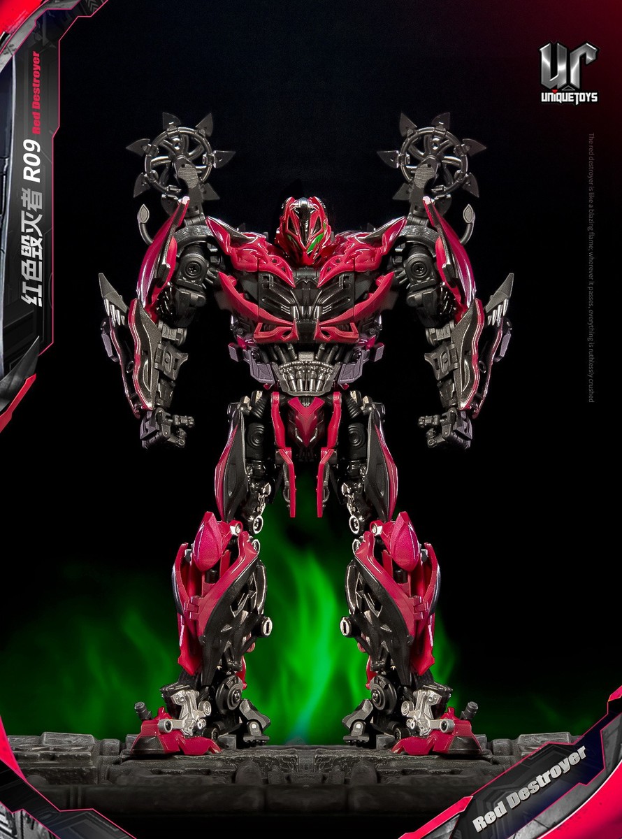 トランスフォーマー スティンガー似 UT R09 Unique Toys UT R-09 R09 Red Destroyer Stinger Transform Action