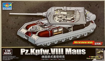 Trumpeter 1/35 09541 Pz.Kpfw. VIII Maus with full interior Brand New Complete