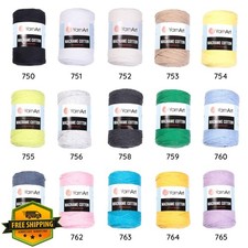 Macrame Cotton Cord 250g 246yds Medium Weight for Crafts 780-Blue 