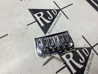 Hipshot USA Hardtail Guitar Bridge Chrome