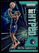 2021-22 Panini Prizm WNBA Get Hyped Prizms Green Crystal Dangerfield #7