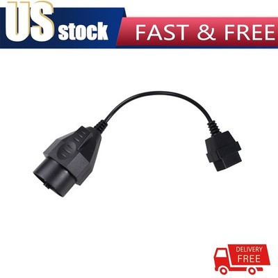 OBD 1 20-Pin to OBD2 16-Pin Diagnostic Tool Adapter Connector Cable for BMW E36