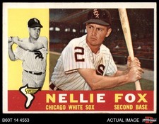 1960 Topps #100 Nellie Fox White Sox HOF 3 - VG
