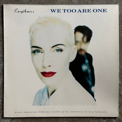 Eurythmics We Too Are One German Vinyl LP + Insert 1989 RCA Records Annie Lennox