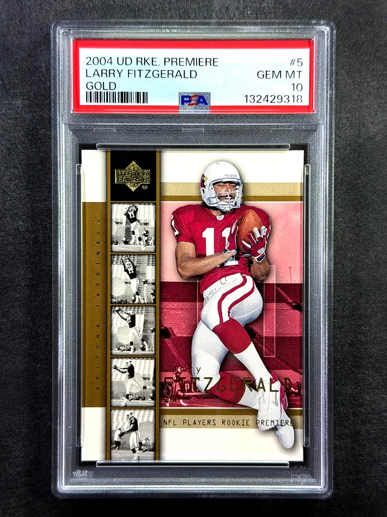 Larry Fitzgerald Upper Deck Rookie Premiere #5 Gold