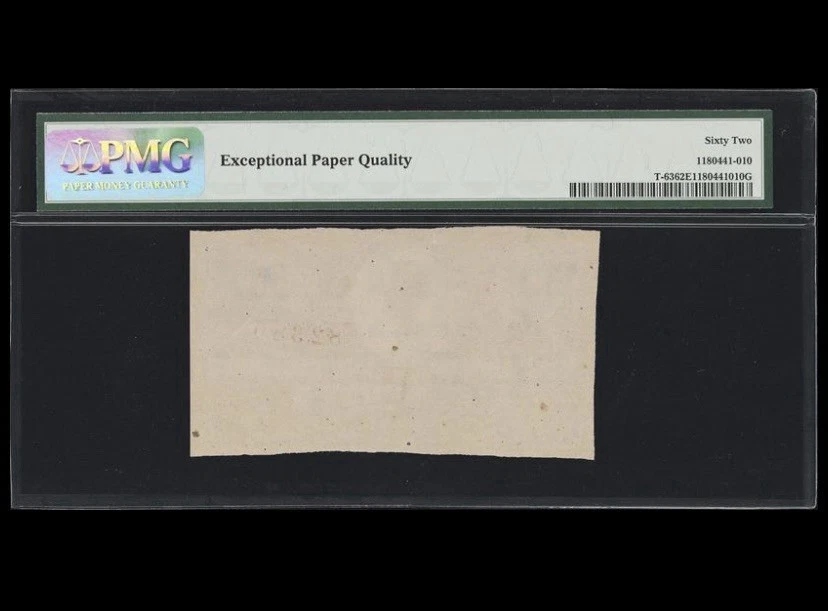 PMG UNC62. T-63 1863 Confederate States 50 Cents 50c Civil War Banknote Currency - Image 2 of 4