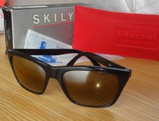 Vuarnet Pouilloux 006 Black glossy/Double gradient Mirror Amber lens-Mint Vtg. A