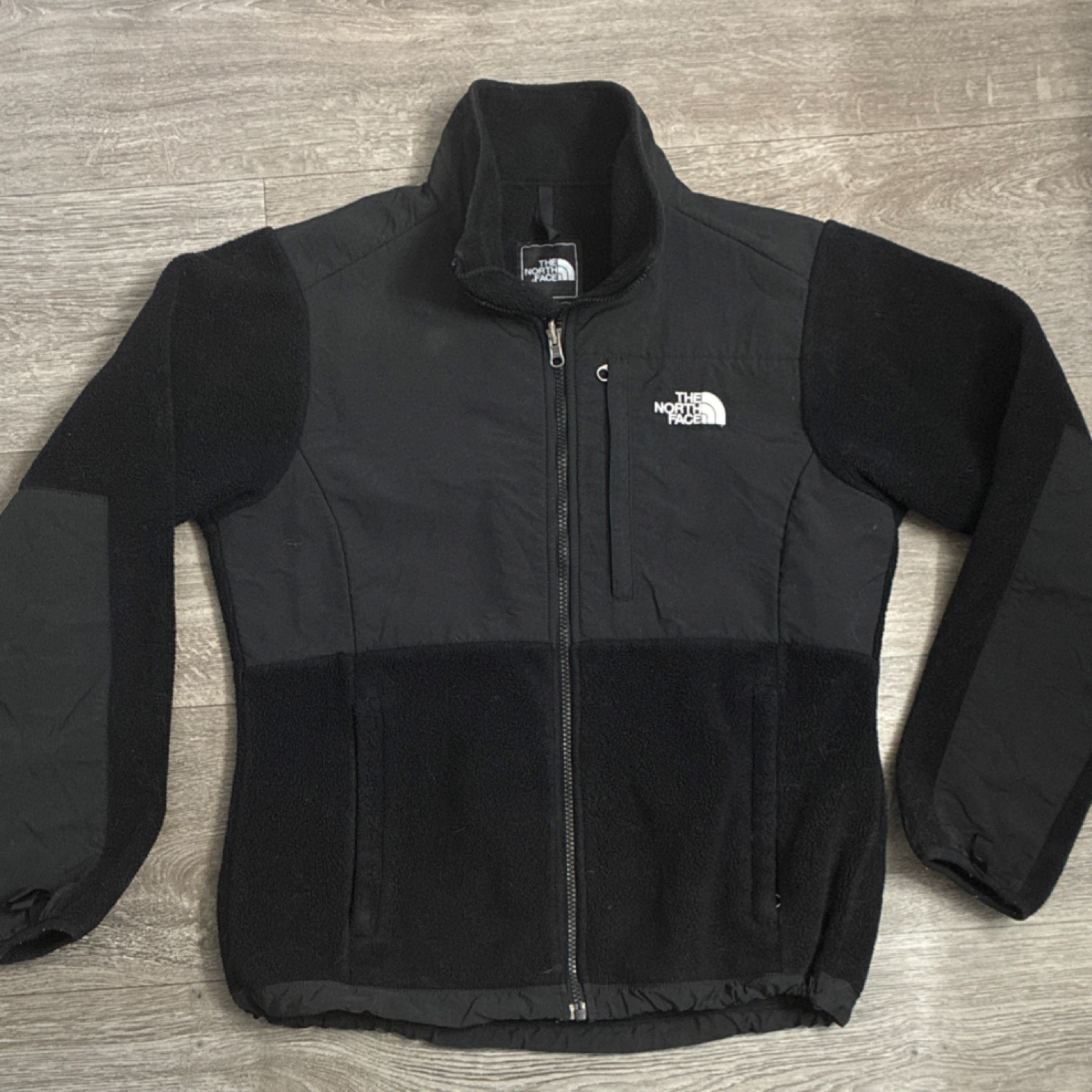 The North Face Women's Black Full Zip Logo Jacket with Pocke