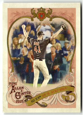 Topps Allen & Ginter MLB 2025 No. SV-24 Chris Sale Red Sox win the World Series