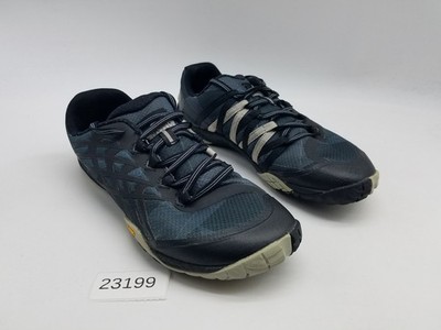 Merrell Trail Glove 4 Women's Size 8.5 Barefoot Running Shoes Gray Black