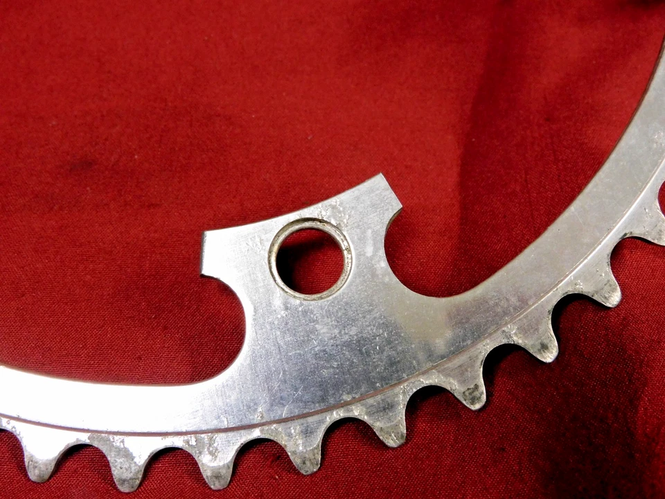 Customized 1970's Campagnolo #753 Nuovo Record Chainring 49 tooth x 144 mm BCD - Image 2 of 3