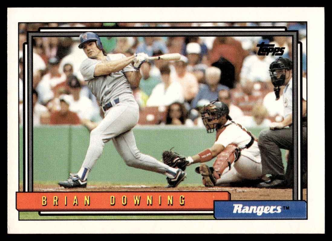 Brian Downing 1992 Topps #173 Texas Rangers 33525 Baseball Card