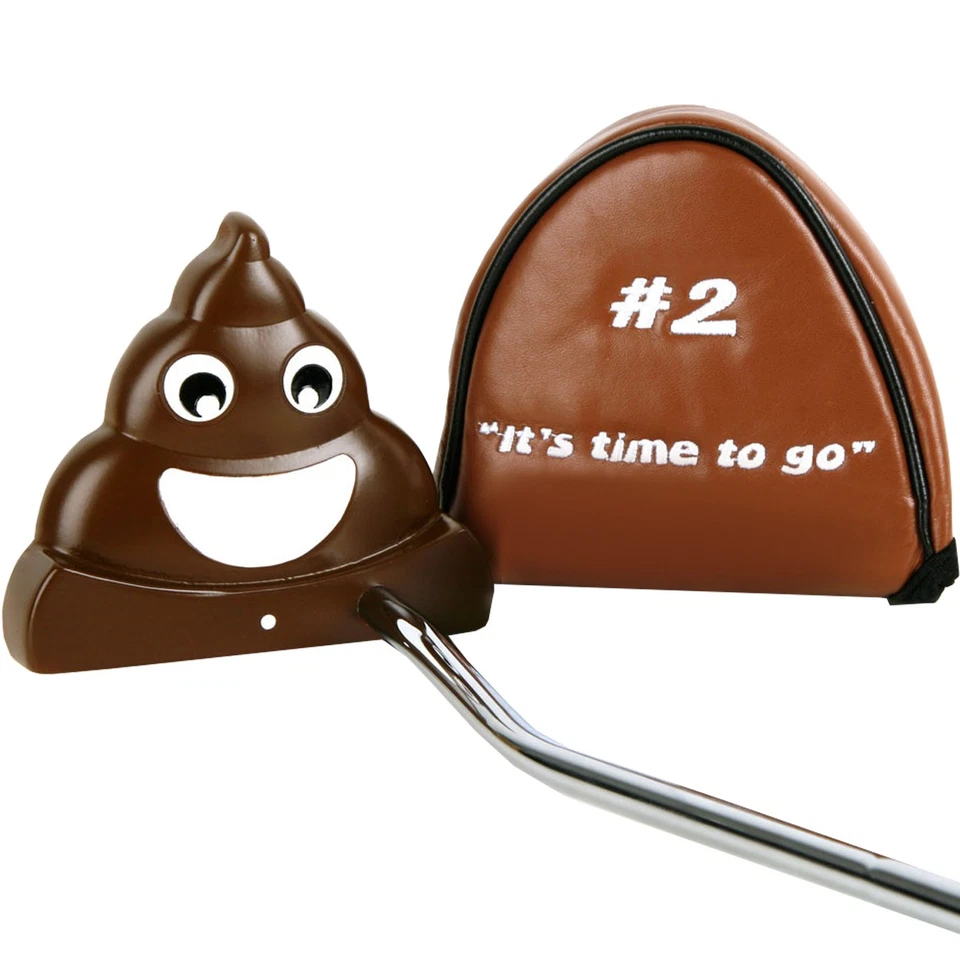 Intech Golf #2 Poop Emoji Mallet Putter NEW - Image 2 of 2
